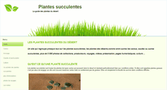Desktop Screenshot of plantes-succulentes.fr