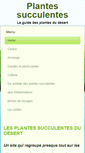 Mobile Screenshot of plantes-succulentes.fr